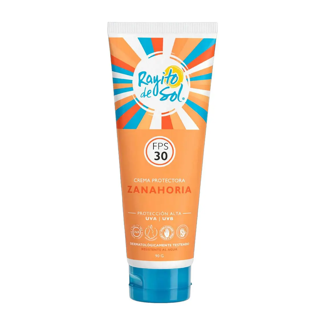 Protector Solar Rayito De Sol Zanahoria FPS30 90g 1