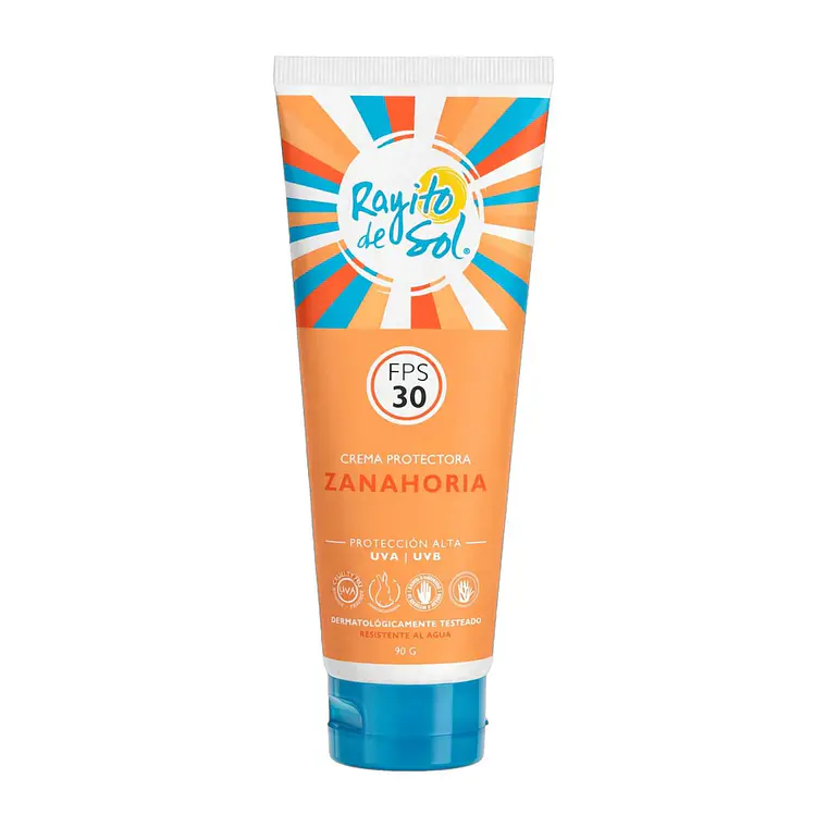 Protector Solar Rayito De Sol Zanahoria FPS30 90g 1