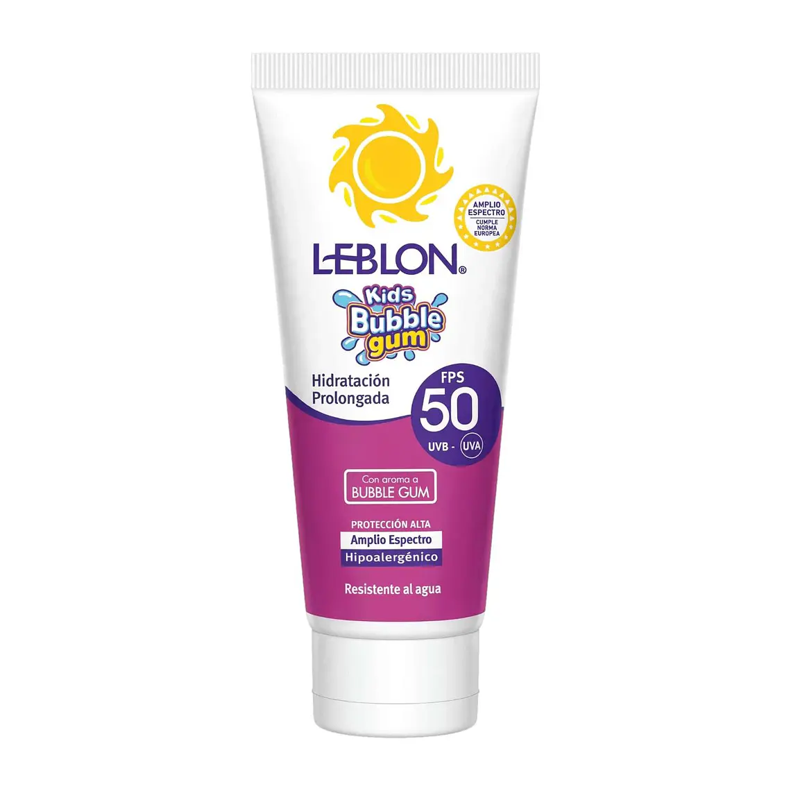 Protector Solar Leblon Kids Bubble Gum FPS50 90g 1