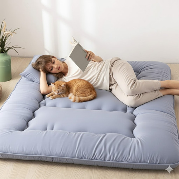 Colchoneta Colchon 2 Metros Esterilla Plegable Poliéster 3