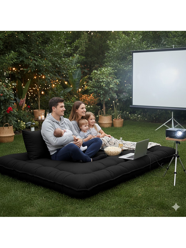 Colchoneta Colchon 2 Metros Esterilla Plegable Poliéster 3