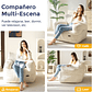 Puff Silla Sillon Individual Bajo 90x95 Espuma Acolchable - Miniatura 4