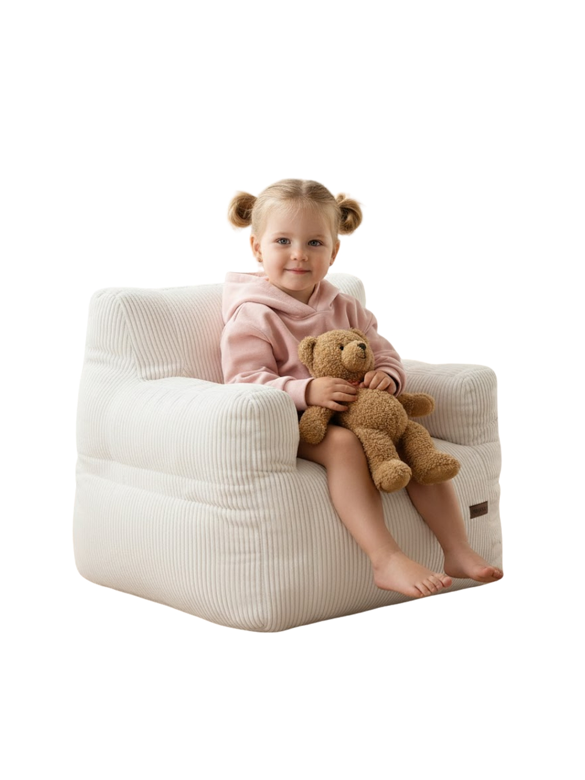 Puff Silla Sillon Infantil Bajo 58x58 Espuma Acolchable 1