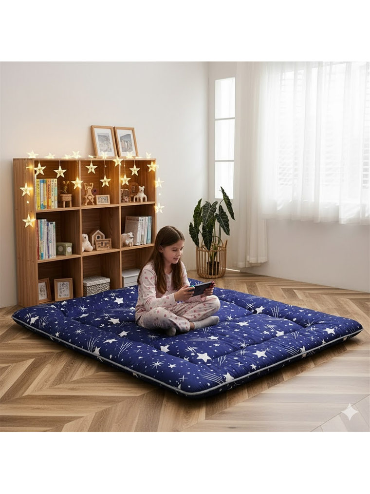 Colchoneta Colchon 2 Metros Esterilla Plegable Poliéster 4