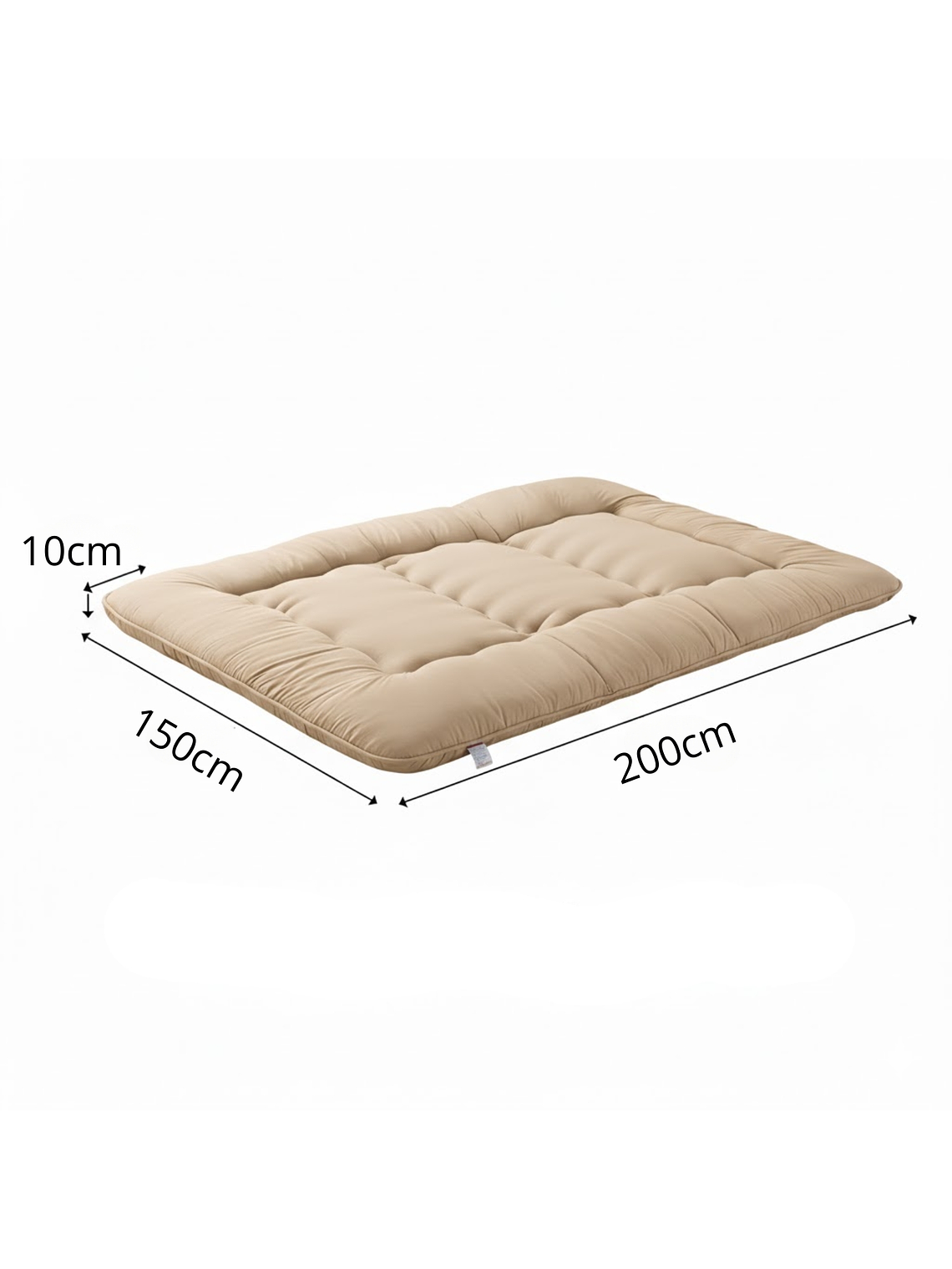 Colchoneta Colchon 2 Metros Esterilla Plegable Poliéster 3