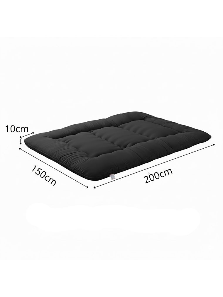 Colchoneta Colchon 2 Metros Esterilla Plegable Poliéster 11