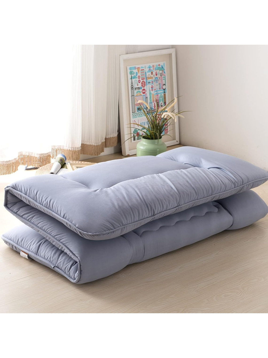 Colchoneta Colchon 2 Metros Esterilla Plegable Poliéster 7