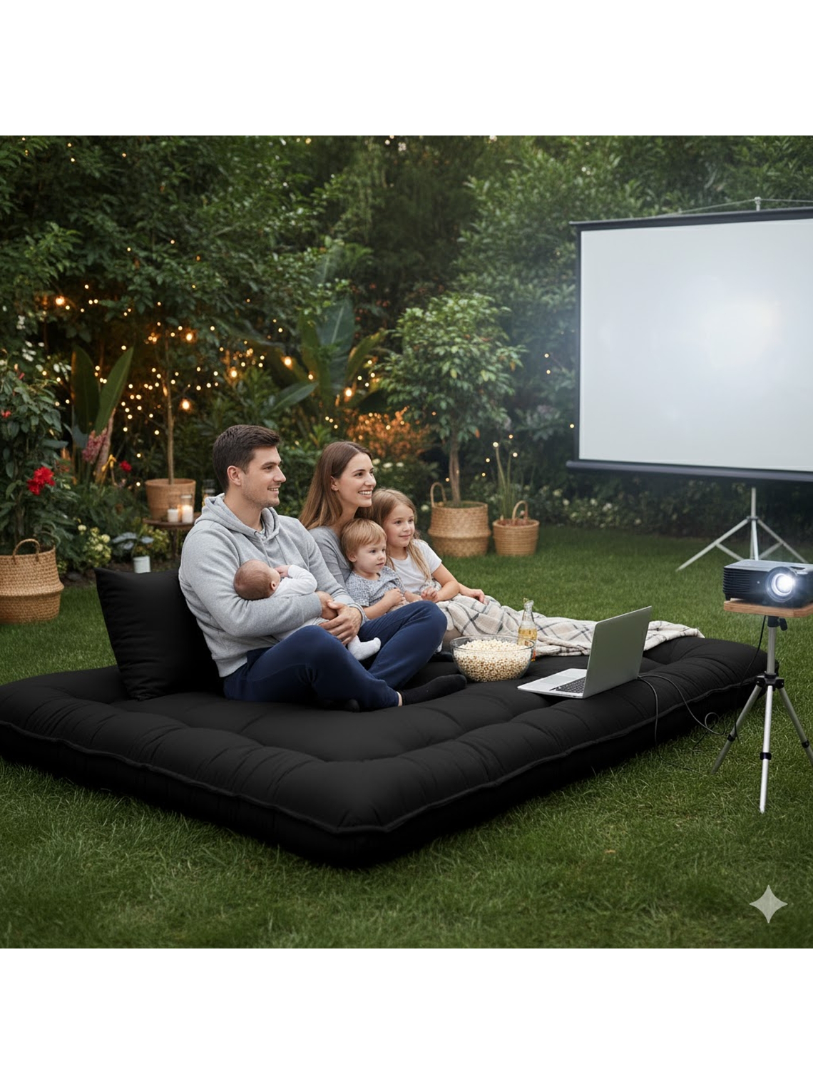 Colchoneta Colchon 2 Metros Esterilla Plegable Poliéster 10