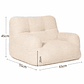 Puff Silla Sillon Infantil Bajo 55x65 Espuma Acolchable - Miniatura 3