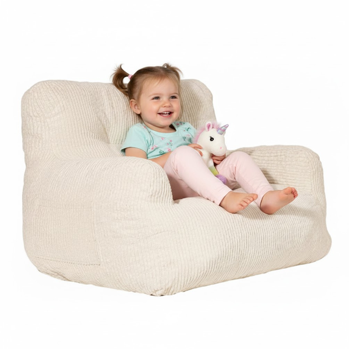 Puff Silla Sillon Infantil Bajo 55x65 Espuma Acolchable 1