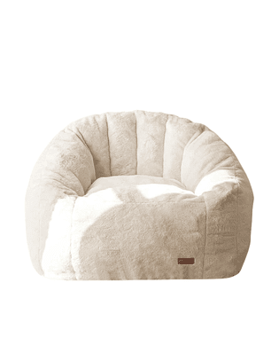 Sofá Puff 84x119cm Con Respaldo Espuma Cómodo Acolchable