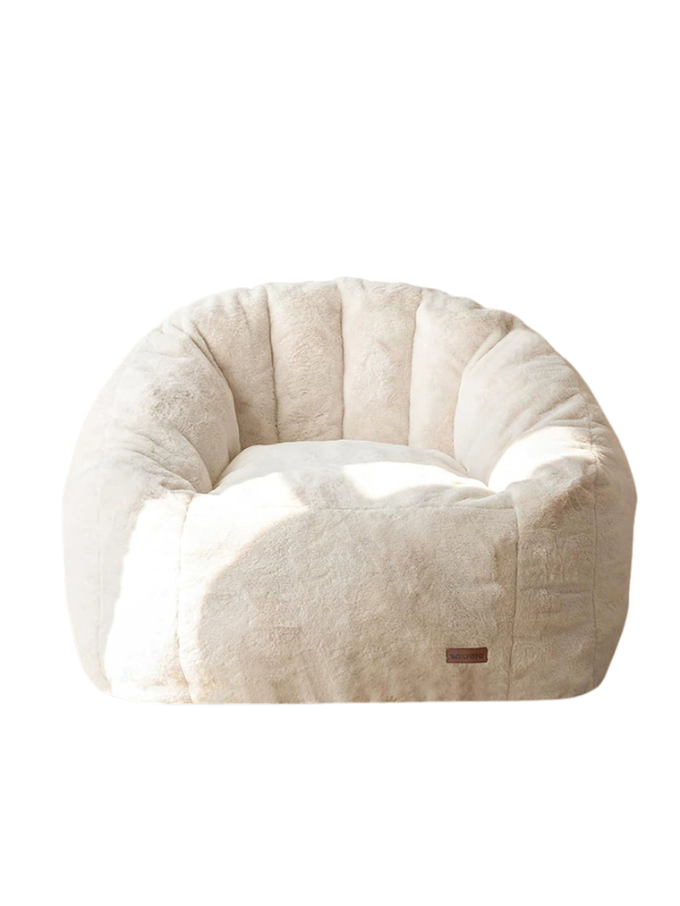 Sofá Puff 84x119cm Con Respaldo Espuma Cómodo Acolchable 1