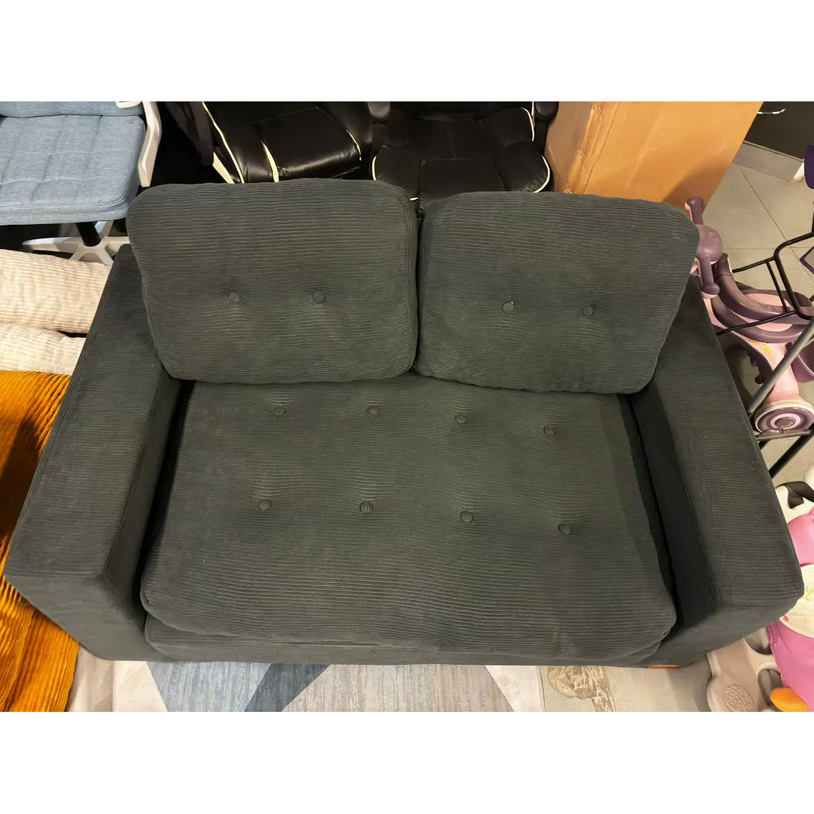Sofa Cama 2 en 1 Convertible Plegable Espuma Densa (Recondicionado) 7