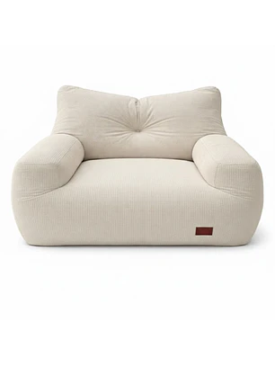 Puff Silla Sillon Individual Bajo 90x95 Espuma Acolchable (Reacondicionado)