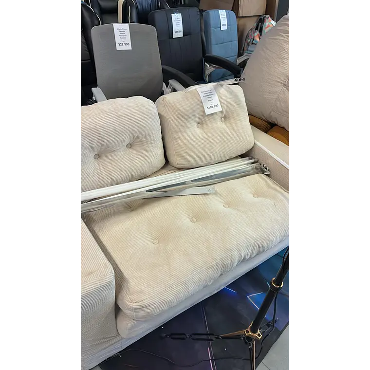 Sofa Cama 2 en 1 Convertible Plegable Espuma Densa (Reacondicionado) 6