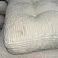 Silla Sofá Cama 155x81cm Puff Plegable Acolchada Hogar Beige (Reacondicionado) - Miniatura 10