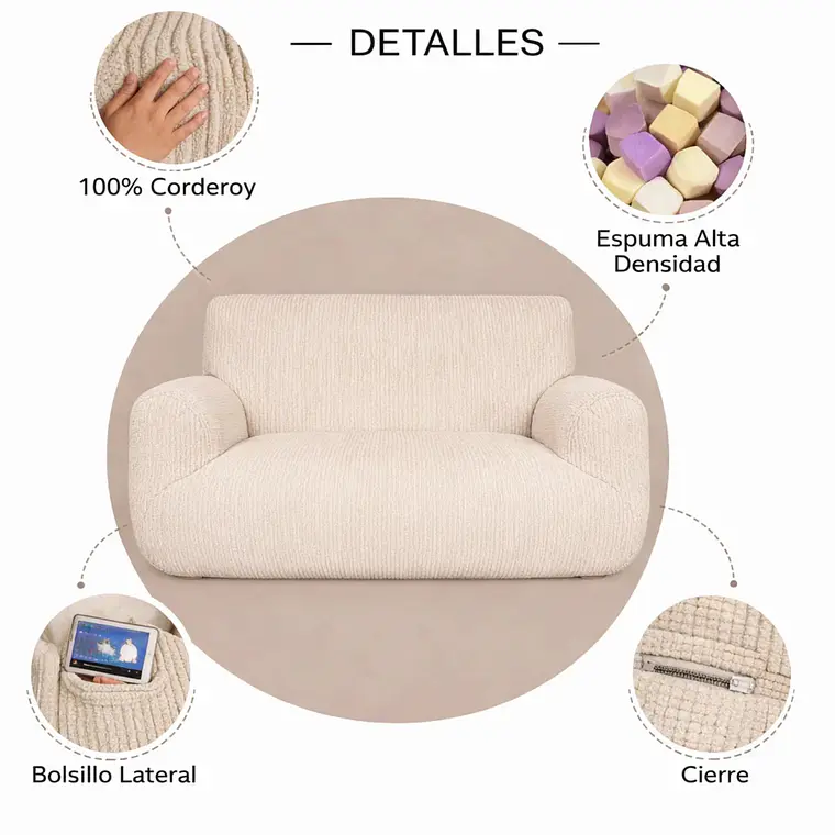 Puff Silla Sillon Infantil Bajo 55x65 Espuma Acolchable (Reacondicionado) 5
