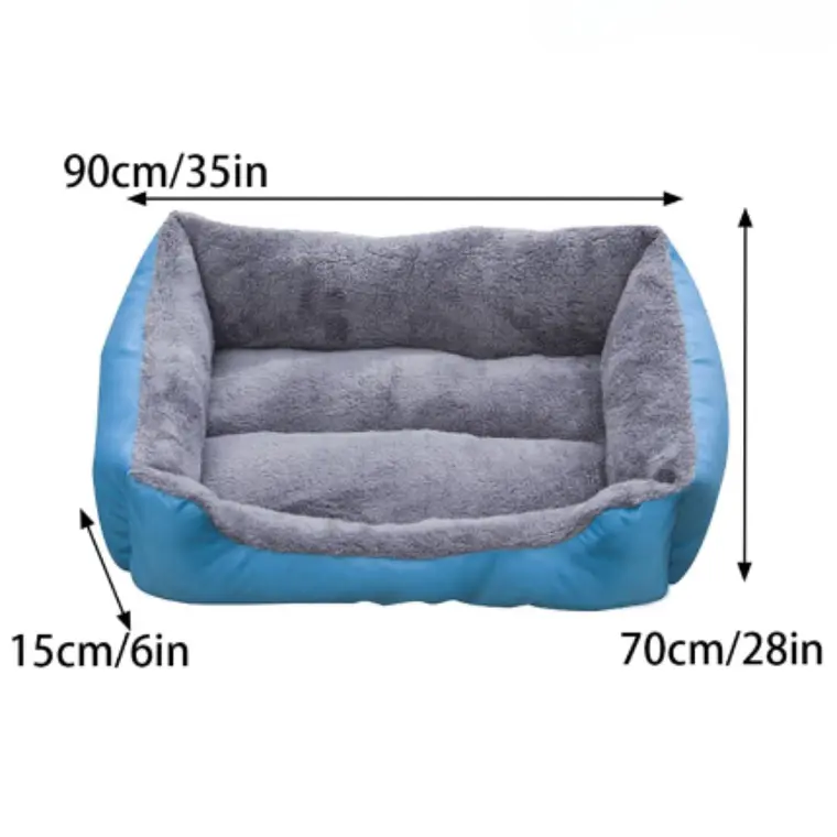 Cama Para Perros Gatos Mascotas 90x70  4