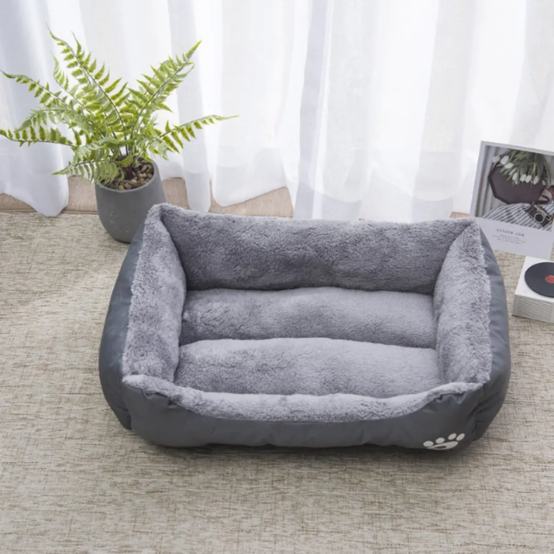 Cama Para Perros Gatos Mascotas 90x70  9