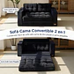 Sofa Cama 2 en 1 Convertible Plegable Espuma Densa - Miniatura 11