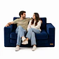 Sofa Cama 2 en 1 Convertible Plegable Espuma Densa - Miniatura 1