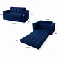 Sofa Cama 2 en 1 Convertible Plegable Espuma Densa - Miniatura 4