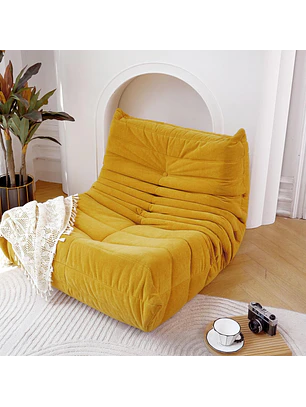 Silla De Piso Soporte Lumbar Sofá Tumbona Para Adultos