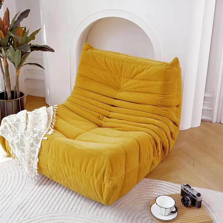 Silla De Piso Soporte Lumbar Sofá Tumbona Para Adultos 2