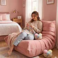 Silla De Piso Soporte Lumbar Sofá Tumbona Para Adultos - Miniatura 2