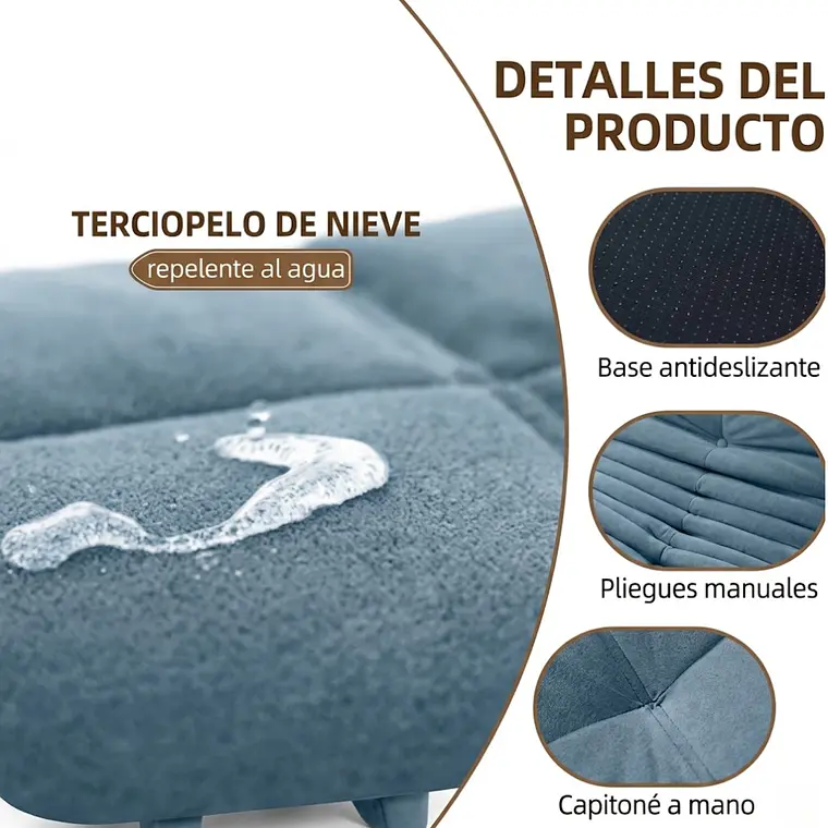Silla De Piso Soporte Lumbar Sofá Tumbona Para Adultos 2