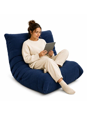 Silla De Piso Soporte Lumbar Sofá Tumbona Para Adultos