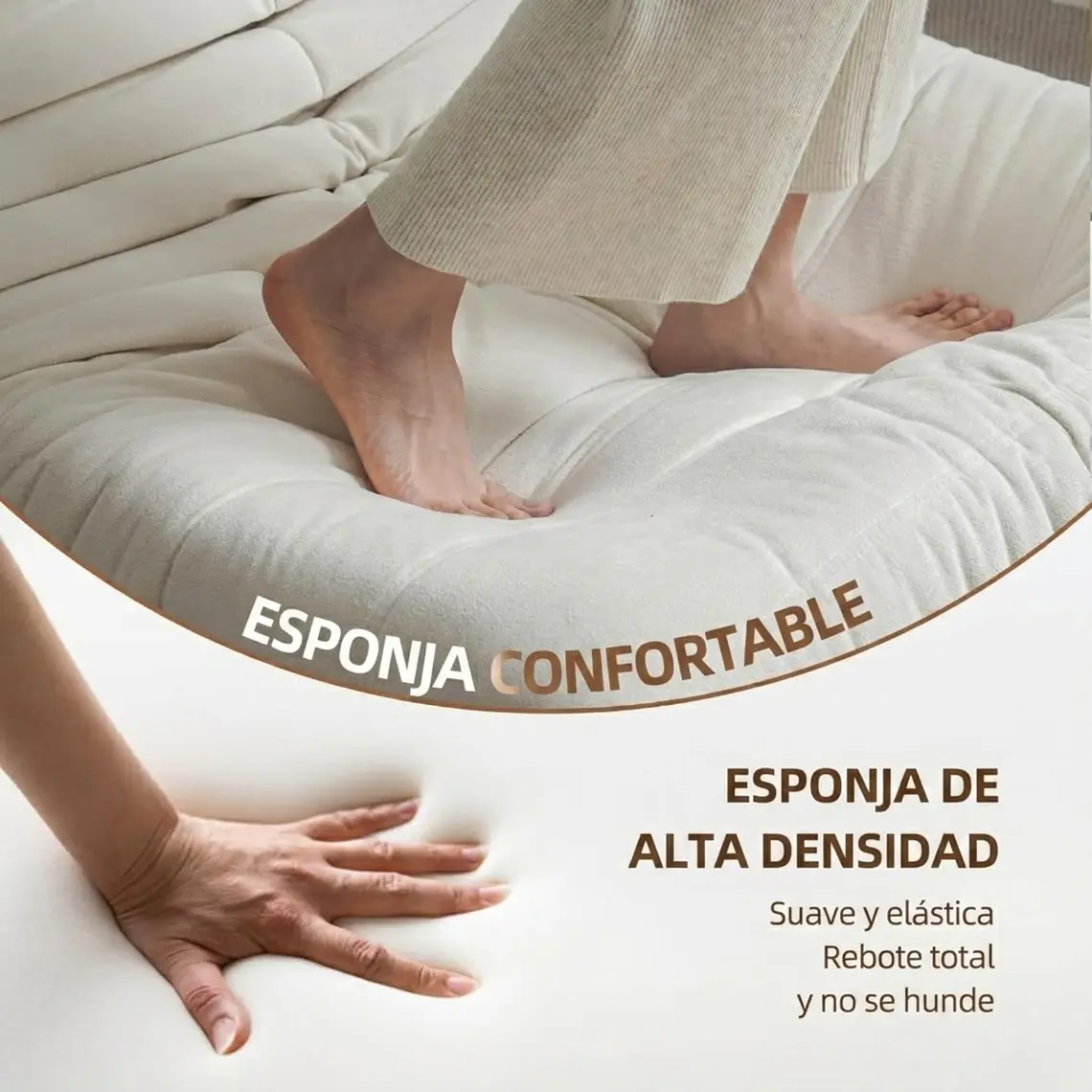 Silla De Piso Soporte Lumbar Sofá Tumbona Para Adultos 5