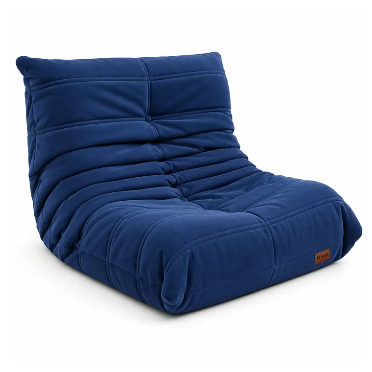 Sofá Puff Individual Tipo Togo Sillón Ergonómico 97x75cm 1