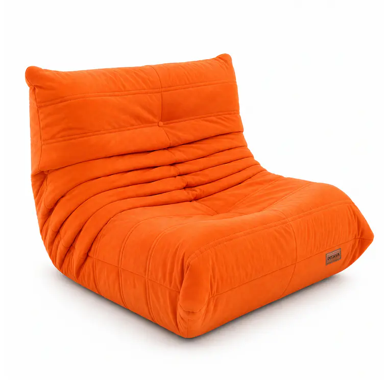 Sofá Puff Individual Tipo Togo Sillón Ergonómico 97x75cm 1