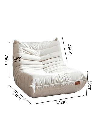 Silla De Piso Soporte Lumbar Sofá Tumbona Para Adultos