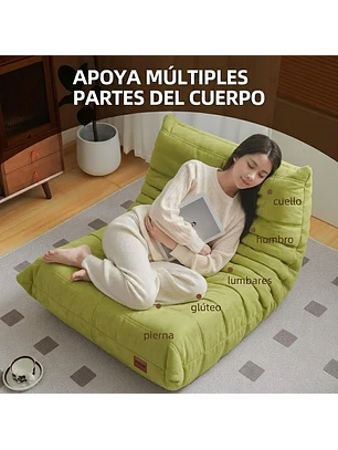 Silla De Piso Soporte Lumbar Sofá Tumbona Para Adultos