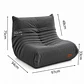 Sofá Puff Individual Tipo Togo Sillón Ergonómico 97x75cm - Miniatura 2