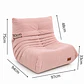 Sofá Puff Individual Tipo Togo Sillón Ergonómico 97x75cm - Miniatura 2