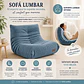 Sofá Puff Individual Tipo Togo Sillón Ergonómico 97x75cm - Miniatura 6