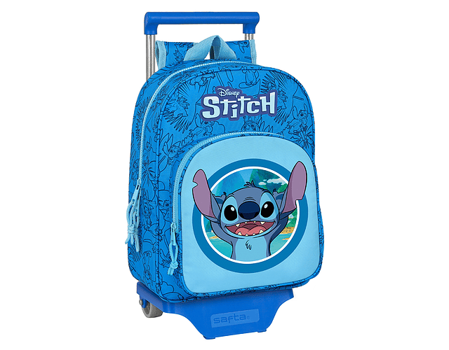 Mochila Troley Pré Escolar Stitch 34cm