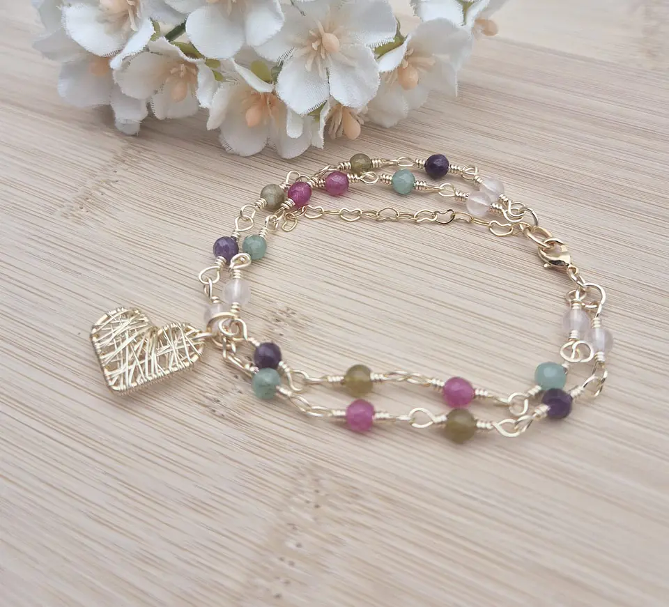 Pulsera Ayelén Corazón 2