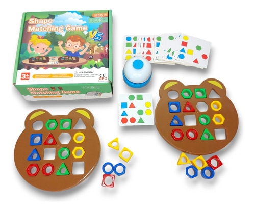 Shape Matching Game - Juego De Mesa Armado De Combinaciones 1