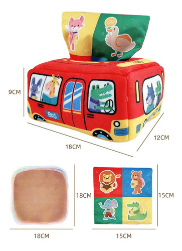 Caja de Pañuelos Sensoriales Estimulación Temprana 6