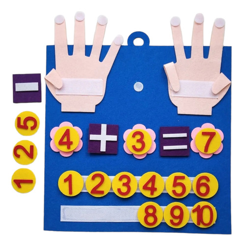 Juego para Aprender Matemáticas con las Manos y Números 1
