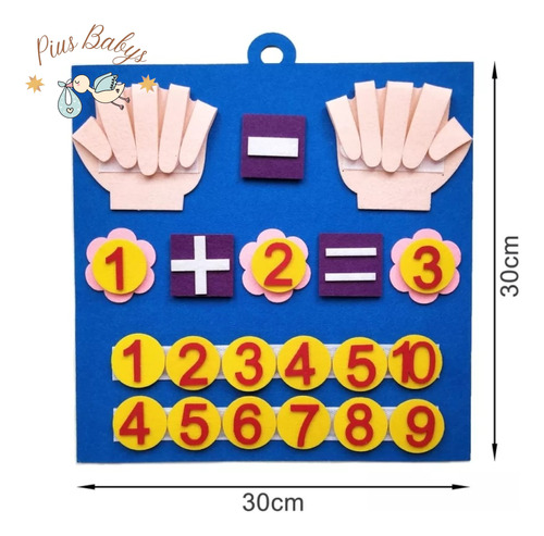 Juego para Aprender Matemáticas con las Manos y Números 2