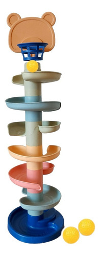 Torre con Pelotas Sensorial Estilo Montessori 1