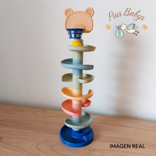 Torre con Pelotas Sensorial Estilo Montessori 2