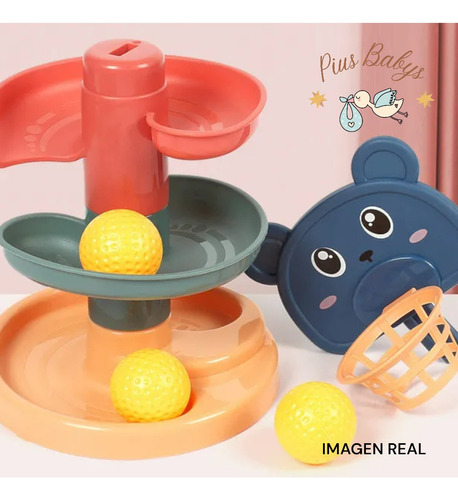Torre con Pelotas Sensorial Estilo Montessori 3
