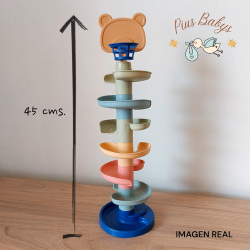 Torre con Pelotas Sensorial Estilo Montessori 5