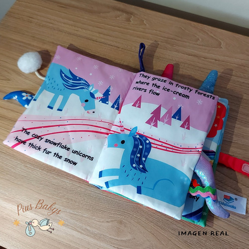 Libro de Tela Sensorial para Estimulación - Montessori 4